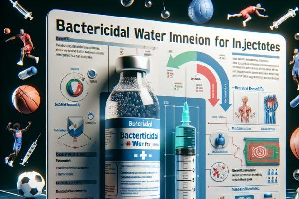 Acqua battericida per iniezioni: benefici e precauzioni per gli sportivi