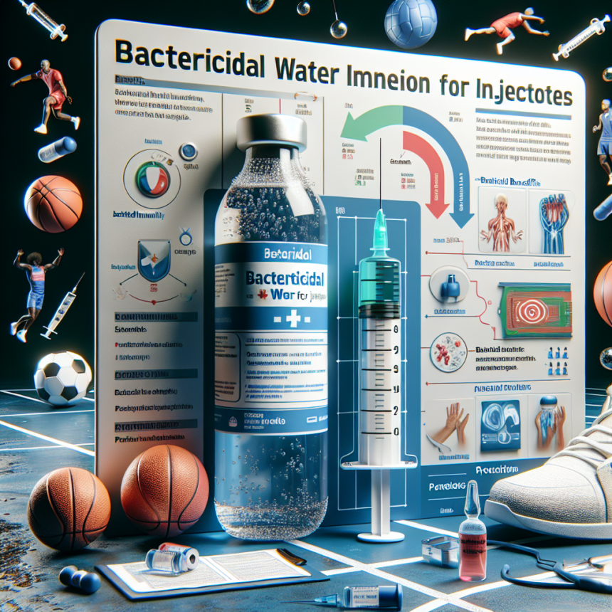 Acqua battericida per iniezioni: benefici e precauzioni per gli sportivi
