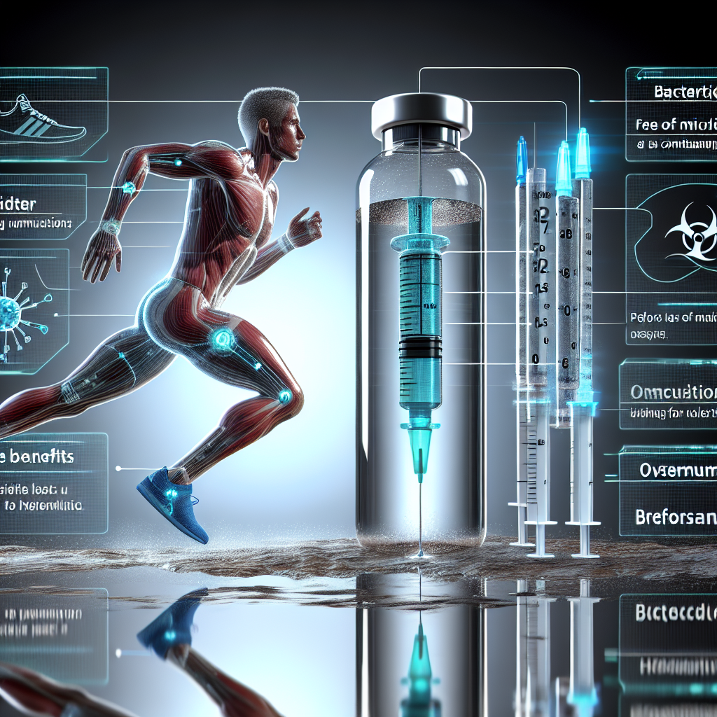Acqua battericida per iniezioni: benefici e precauzioni per gli sportivi