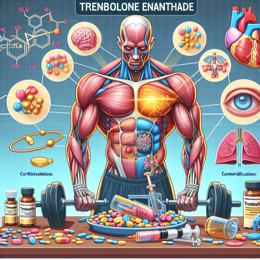 Trenbolone enantato: meccanismo d'azione e controindicazioni